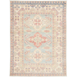Hand Made Rug Kazak Afghanistan 152x204 Light B