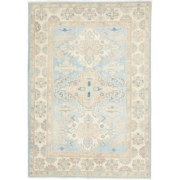 Hand Made Rug Kazak Afghanistan 122x175 Light B
