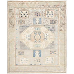 Hand Made Rug Kazak Afghanistan 152x188 Light G