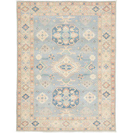 Hand Made Rug Kazak Afghanistan 155x203 Light B