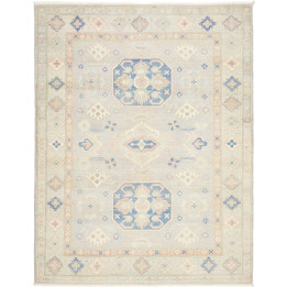 Hand Made Rug Kazak Afghanistan 154x197 Light G