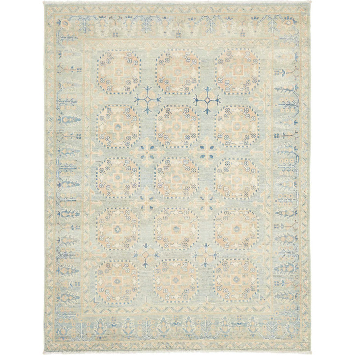 Hand Made Rug Kazak Afghanistan 152x199 Light B
