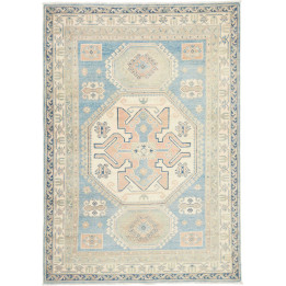 Hand Made Rug Kazak Afghanistan 149x210 Blue Be
