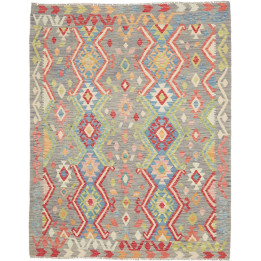 Tappeto Originale Kilim Afghanistan 154x193 Gri
