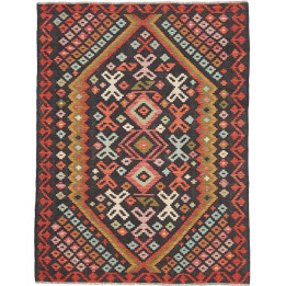 Hand Made Rug Kilim Afghanistan 148x195 Black B