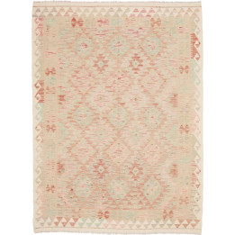 Hand Made Rug Kilim Afghanistan 147x200 Ivory B