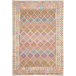 Hand Made Rug Kilim Afghanistan 201x296 Ivory M