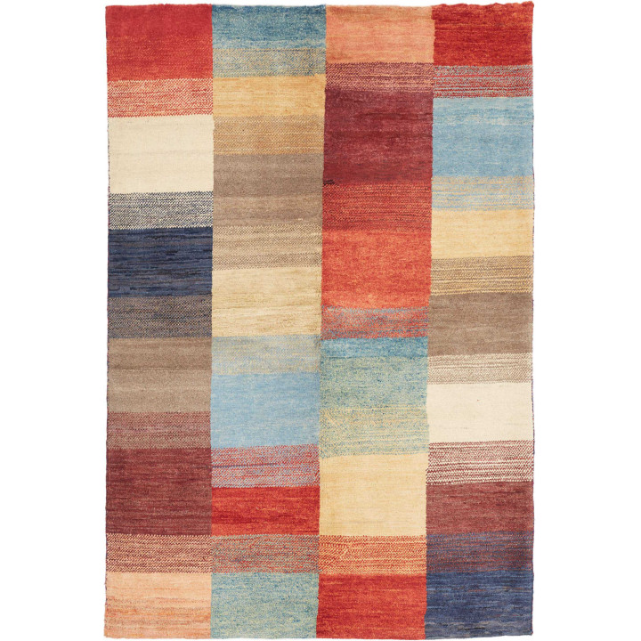 Hand Made Rug Mosaic Pakistan 120x176 Multicolo