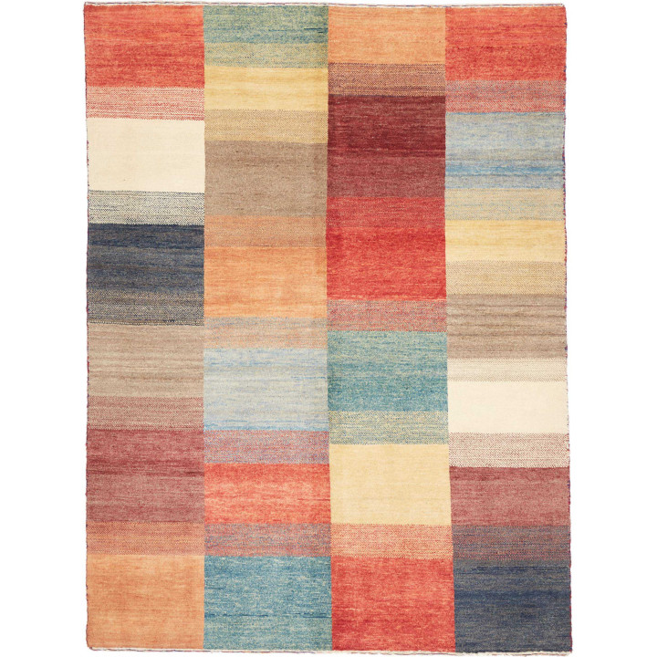 Hand Made Rug Mosaic Pakistan 145x194 Multicolo