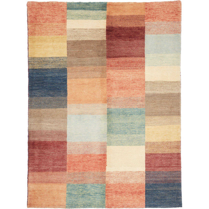 Hand Made Rug Mosaic Pakistan 142x190 Multicolo