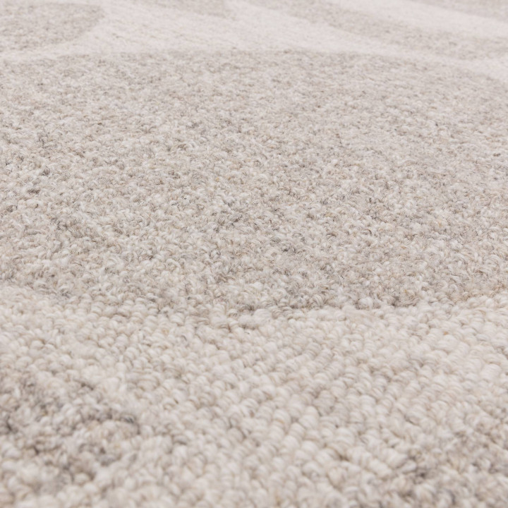 Rug Loxley abstract light grey and beige 160x230
