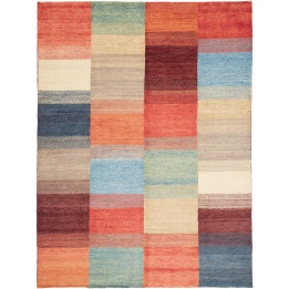 Hand Made Rug Mosaic Pakistan 151x197 Multicolo