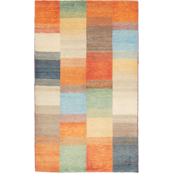 Hand Made Rug Mosaic Pakistan 92x149 Multicolor