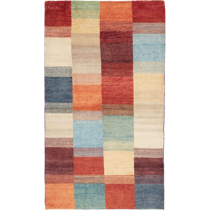 Hand Made Rug Mosaic Pakistan 85x149 Multicolor
