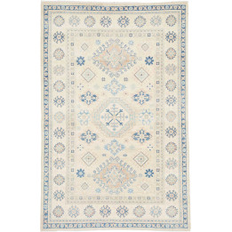 Hand Made Rug Kazak Afghanistan 117x178 Ivory B
