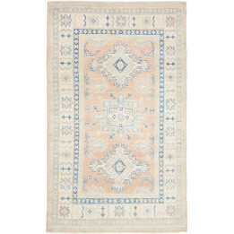 Hand Made Rug Kazak Afghanistan 96x158 Peach Li