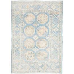 Hand Made Rug Kazak Afghanistan 104x148 Light B