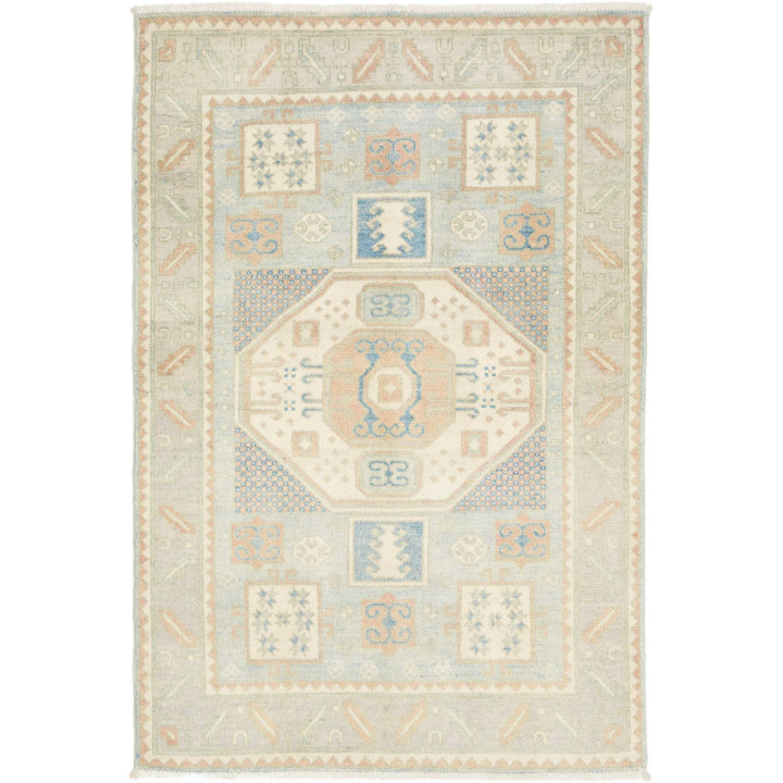 Hand Made Rug Kazak Afghanistan 100x150 Light B