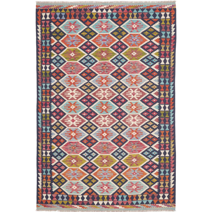Tappeto Originale Kilim Afghanistan 166x252 Blu