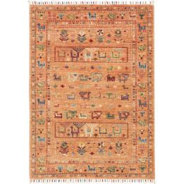 Hand Made Rug Istintia Pakistan 96x134 Orange M