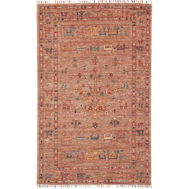 Hand Made Rug Istintia Pakistan 97x154 Rust Mul