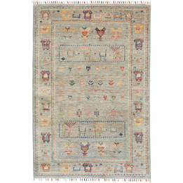 Hand Made Rug Istintia Pakistan 100x150 Gray Be