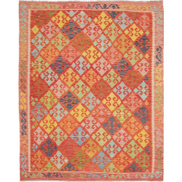 Hand Made Rug Kilim Afghanistan 190x235 Red Mul
