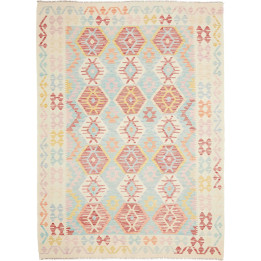 Hand Made Rug Kilim Afghanistan 180x243 Ivory L