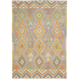 Tappeto Originale Kilim Afghanistan 170x242 Gri