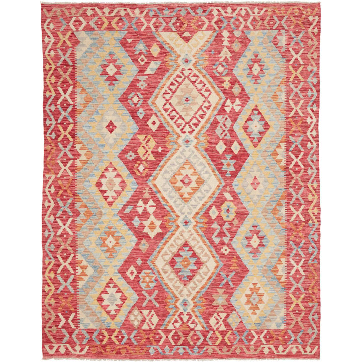 Hand Made Rug Kilim Afghanistan 179x232 Red Ivo