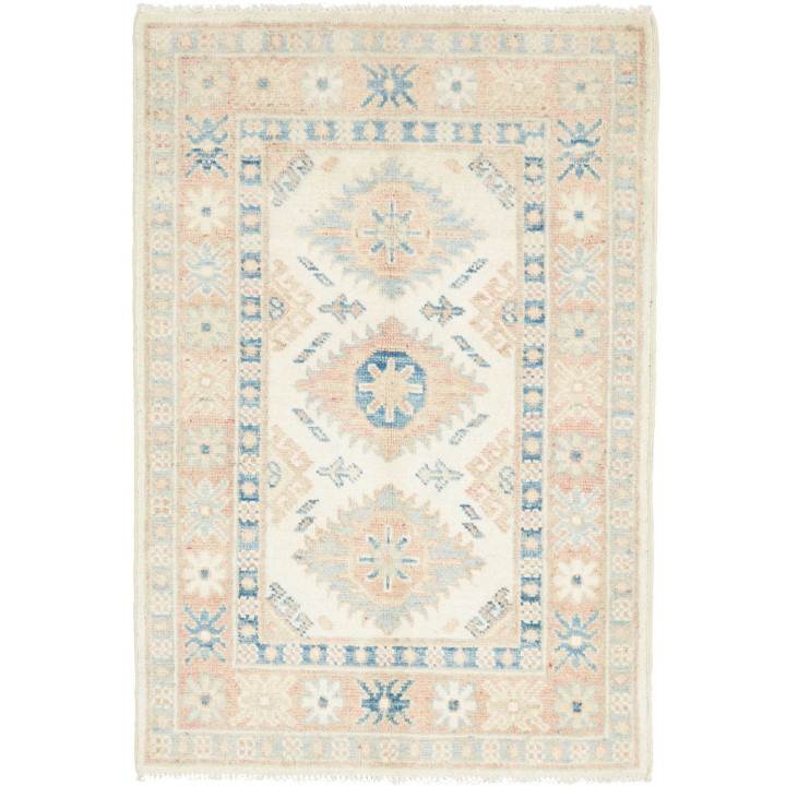 Tappeto Originale Kazak Afghanistan 62x92 Avori