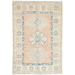 Tappeto Originale Kazak Afghanistan 63x92 Rosa