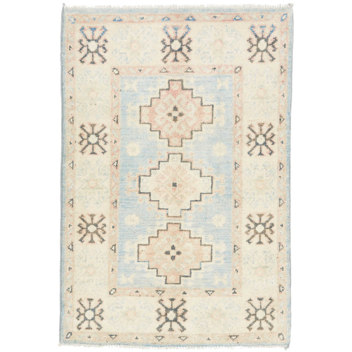 Tappeto Originale Kazak Afghanistan 65x94 Avori