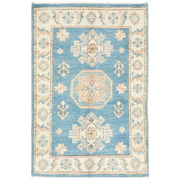 Tappeto Originale Kazak Afghanistan 61x90 Azzur