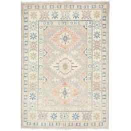 Tappeto Originale Kazak Afghanistan 65x93 Grigi