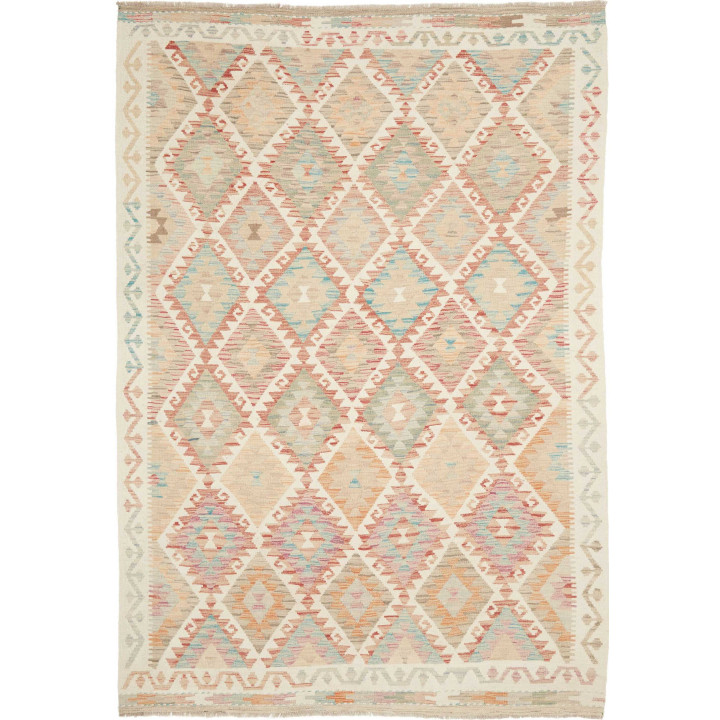 Hand Made Rug Kilim Afghanistan 169x244 Beige I