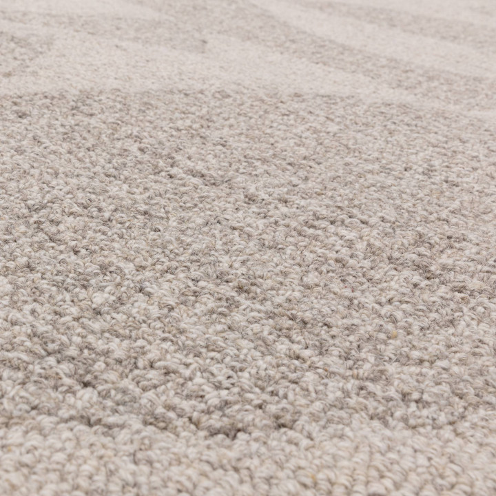 Rug Loxley abstract beige and taupe 200x290 cm