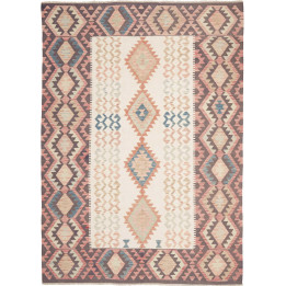 Hand Made Rug Kilim Afghanistan 177x243 Ivory D