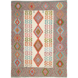 Hand Made Rug Kilim Afghanistan 178x240 Ivory M