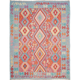 Hand Made Rug Kilim Afghanistan 192x250 Red Lig