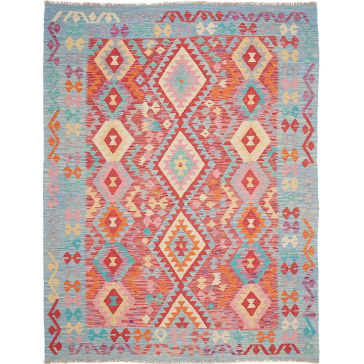 Hand Made Rug Kilim Afghanistan 192x250 Red Lig