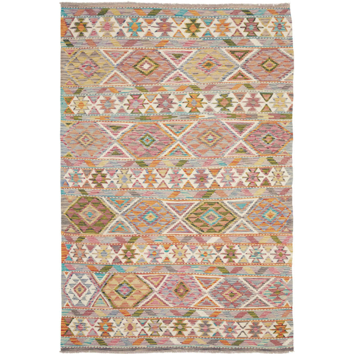 Hand Made Rug Kilim Afghanistan 165x250 Multico