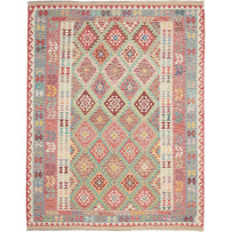Hand Made Rug Kilim Afghanistan 189x243 Red Bei