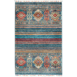 Hand Made Rug Istintia Pakistan 80x125 Petrol B