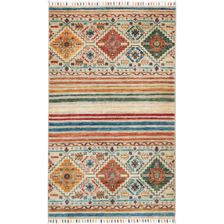 Hand Made Rug Istintia Pakistan 79x130 Beige Bl