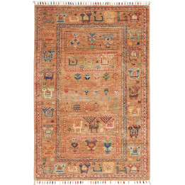 Hand Made Rug Istintia Pakistan 81x123 Rust Bro