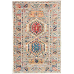 Hand Made Rug Kazak Fine Pakistan 82x123 Gray B