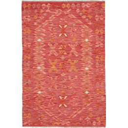 Hand Made Rug Kilim Afghanistan 99x152 Brick Re