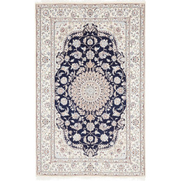 Hand Made Rug Nain 9la Persia 154x244 Dark Blue