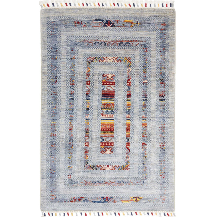 Hand Made Rug Gabbeh Nova Pakistan 80x118 Light